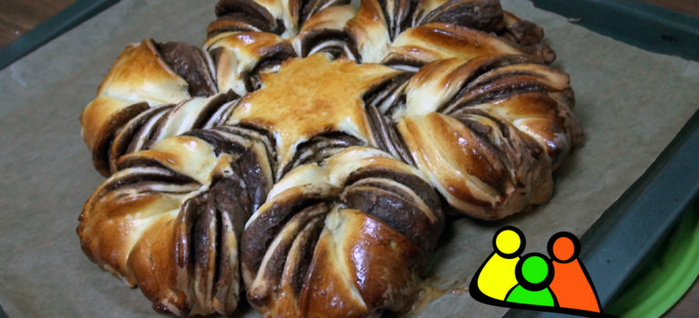 Nutella Stern Rezept – Nutella Blume selber machen Nutella Stern Rezept – Nutella Blume selber machen