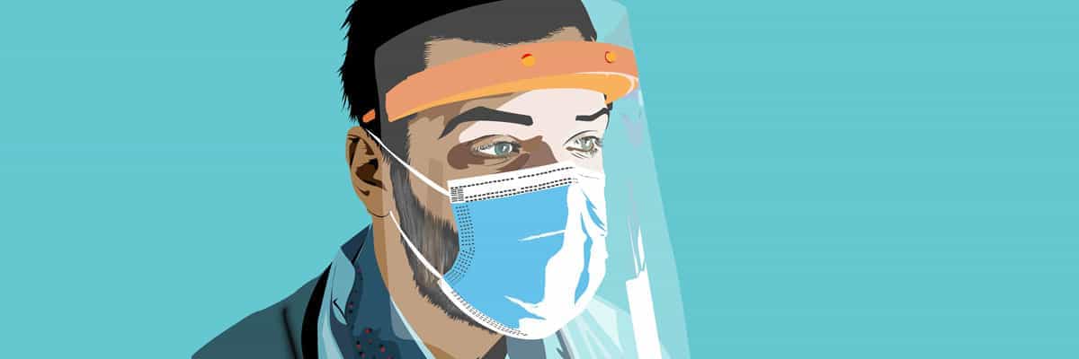 Visiere für Verkäufer OP Masken und Visiere zusammen tragen?